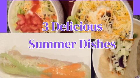 Light & Satisfying Summer Dishes | Stay Refreshed & Nourished ☀️