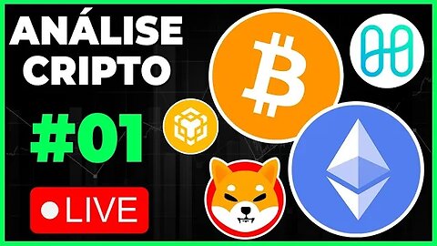 🔴PRIMEIRA LIVE - ANALISE DO BITCOIN, ETHEREUM E OUTRAS CRYPTOS!🔴