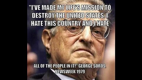 Elon Musk says democrat death cult george soros hates humanity erodes fabric of civilization 11-2-23