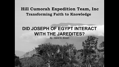 Did Joseph of Egypt Interact With The Jaredites?