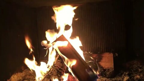 Relaxing Fire Place Video