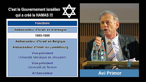 C'est le gouvernement d'Israël qui a créé le HAMAS ...! (Hd 720)