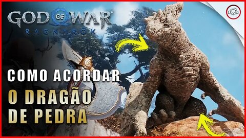 God of war Ragnarok, Como acordar o Dragão de Pedra | Super dica