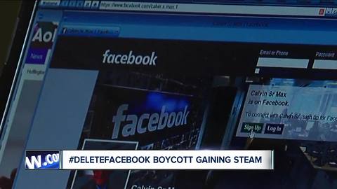 #DeleteFacebook boycott gaining steam