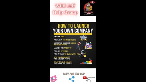 🔥How to launch your own company🔥#shorts🔥#motivation🔥#wildselfhelpgroup🔥13 march 2022🔥