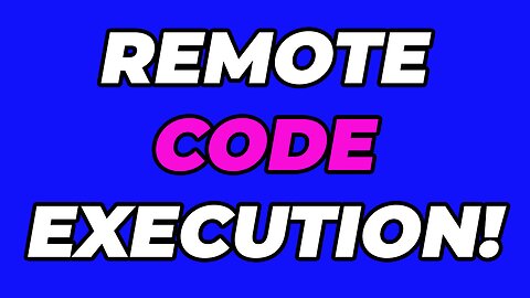 Remote Code Execution In 90 Seconds.