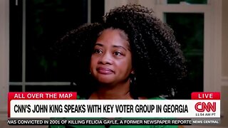 Georgia Voter Tells CNN She's Considering Voting Republican For The First Time In Her Life