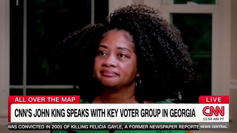 Georgia Voter Tells CNN She's Considering Voting Republican For The First Time In Her Life