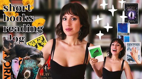 Short books reading vlog | 8 books