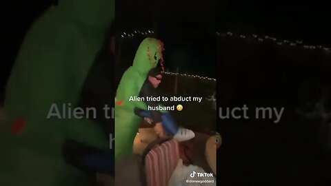 Alien Tries To Abduct This Guy tiktok dianeegoddard