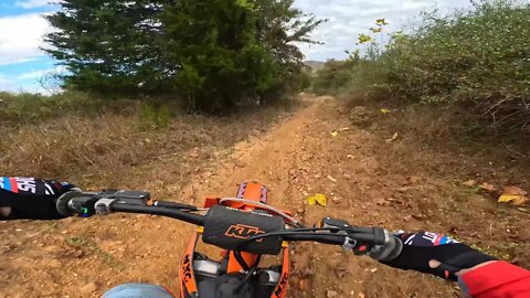 Private MX track DEEP in Appalachia (Autumn)