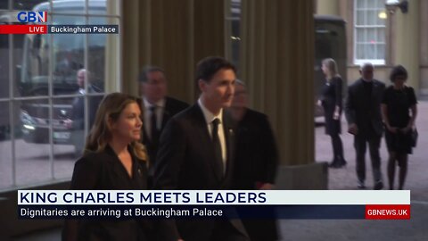 Canada: Canadian Prime Minister Justin Trudeau arrives at Buckingham Palace for a reception hosted by King Charles III