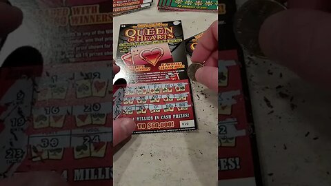 Queen of Hearts Lottery Ticket Winner! #shorts