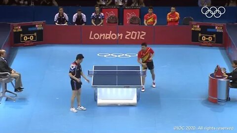 Playback of the men's team final China 3 1 South Korea @@@ 12