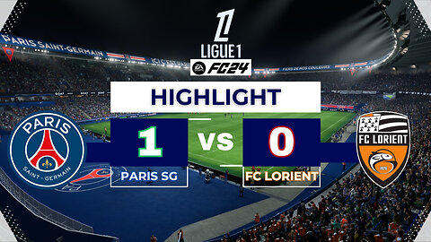 FC 24: Paris SG vs FC Lorient Ligue 1 Match. #2 #fc24 #eafc24 #ligue1 #gameplay