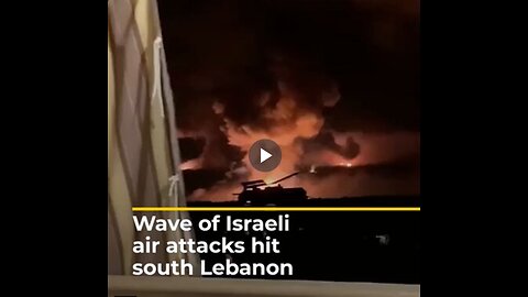 ISRAEL INTENSIFIES AIRSTRIKES ON LEBANON...