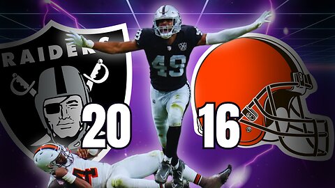 Las Vegas RAIDERS vs Cleveland BROWNS Recap || Raiders World Order