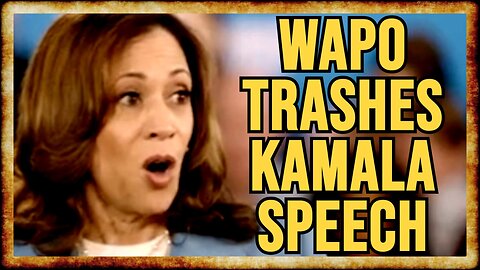 WaPo ATTACKS Kamala For MILDLY POPULIST Economic Policy Speech