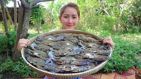 Yummy Blue Crab Spicy Salad - Blue Crab Salad - Cooking With Sros