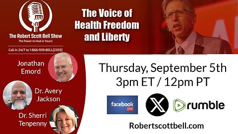 Jonathan Emord, Governors Defy WHO Treaty, Chronic Disease Crisis, Dr. Avery Jackson, Dr. Sherri Tenpenny, Vaccines & Autism - The RSB Show 9-5-24