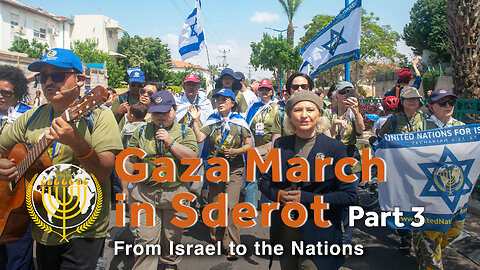 Gaza March in Sderot Part 3 | Dr. Dominiquae Bierman