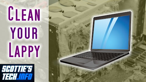 How to clean out dust inside your laptop