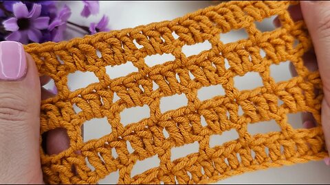 How to crochet very simple stitch for beginners