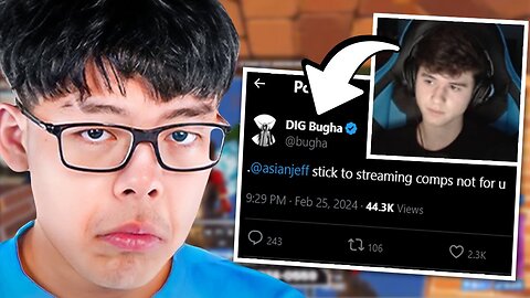 AsianJeff Responds To Bugha Calling Him Out After FNCS!