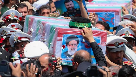 Hundreds of Thousands Gather as Iran Buries Late President Raisi | WSJ News