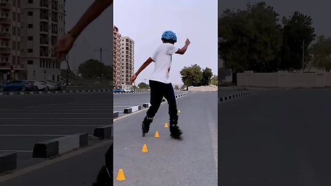 Gasolina Dance | Freestyle Slalom #skateweaver #shorts #viral #rollerblading