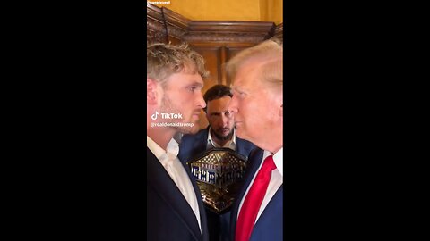 Donald Trump posted his second clip with Logan Paul on TikTok