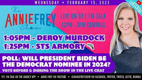 WEDNESDAY: USA in Chaos, Illinois Gun Regulations, Super Bowl Reactions • Annie Frey Show 2/15/23