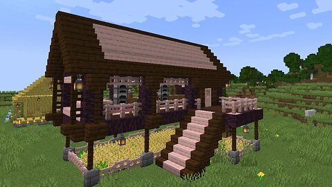 How To Build A Wooden Stilt House | Minecraft 1.20