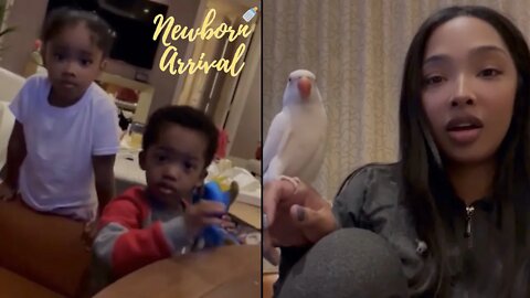 Ray J & Princess Love Son Epik Is Scared Of Their New Bird Matilda! 🦜