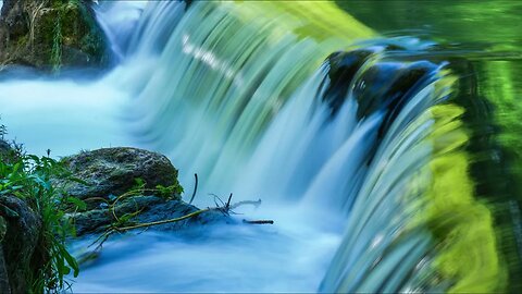 Experience Instant Zen: Unwind with this Captivating Water Stream