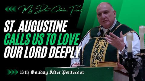 St. Augustine Calls Us To Love Our Lord Deeply | 15th Sunday After Pentecost (2024)