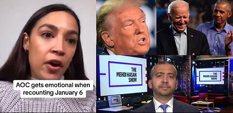 AOC Wept For Jan 6th, Mehdi Hasan Leaving MSNBC, Obama Warning Biden About Trump