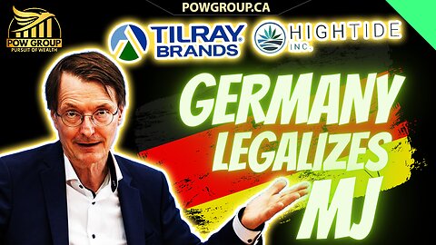 Germany Approves Landmark Recreational MJ Bill, Tilray & High Tide Rejoice