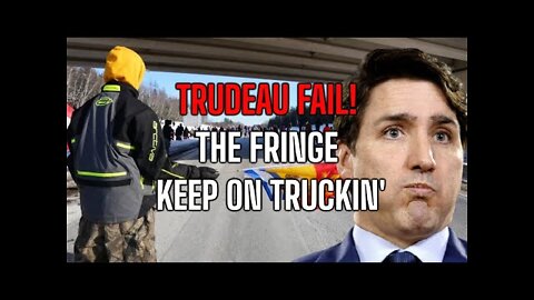 Trudeau Fails! Patriots LINEUP To Wave On The Trucks in NB, Canada!!