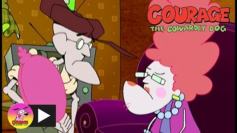 Courage The Cowardly Dog: Eustace's Mom | Cartoons