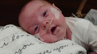 Family of baby given 40 percent chance to live looking to give back