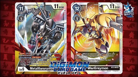 Digimon Budget MetalGarurumon WarGreymon Black Reboot Deck! Under $30!