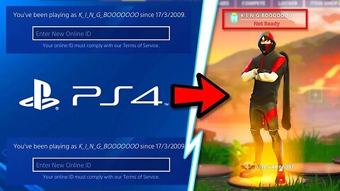 How to Change PS4 NAME in Fortnite For FREE! NEW PSN ID CHANGE TUTORIAL/GUIDE! Change ONLINE ID Free