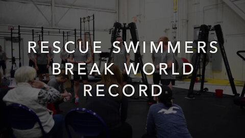 Coast Guard rescue swimmers hold world record title