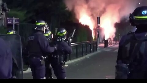 French Riots, any excuse for stealing and destroying property