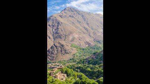 A beautiful mountain in Morocco