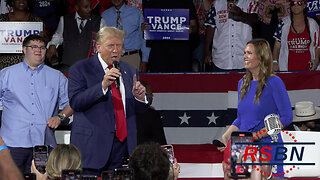 FULL SPEECH: President Trump Hosts a Town Hall with Gov. Sarah Sanders in Flint, MI - 9/17/24