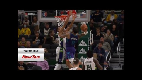 Miles Bridges almost posterized Giannis twice in one game 👀