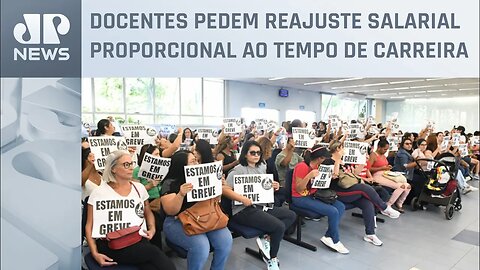 Greve de professores da rede municipal de Guarulhos entra no terceiro dia