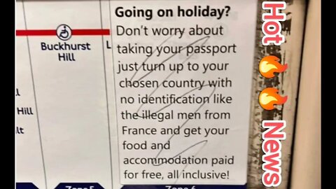 London Underground trains plastered in racist anti-asylum seeker posters